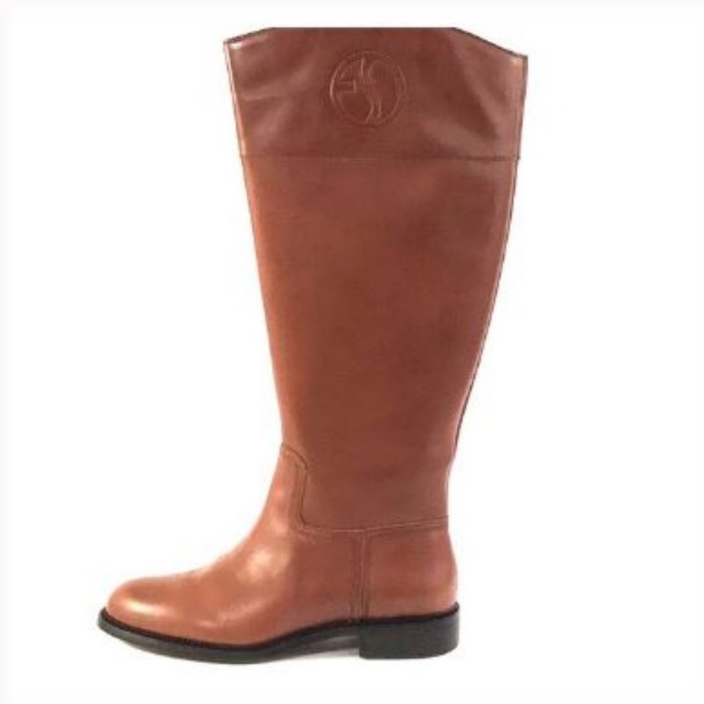 Franco Sarto Medium Calf Leather Tall Shaft Boots - Picture 3 of 8